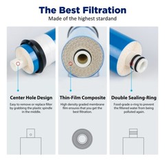 150 GPD Reverse Osmosis RO Membrane Maple Syrup Filtration System Water Filter