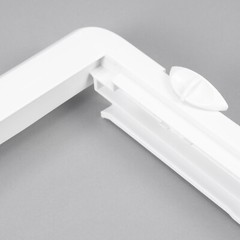 White Crisper Drawer Cover Frame Fit For Frigidaire Refrigerator 240364787 New