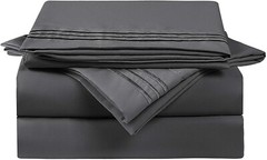 Top Split Flex California King Sheet 4 pc set For Sleep Number 1900 Deep Pockets