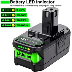 PACK For RYOBI 18V 8Ah 12Ah P108 High Capacity Battery 18Volt Li-Ion One Plus