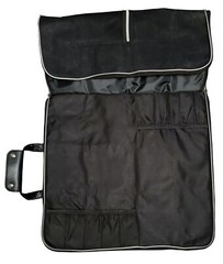 Ergo Chef Black 10 Pocket Chef Knife Roll Bag Waxed Canvas (Open Box)