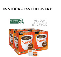 Dunkin’ Original Blend Coffee Keurig K-Cup Pods, Medium Roast, 88 Ct.