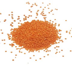 Organic Red Split Lentils aka Masoor Dal low calories rich in Iron and Protein