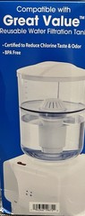 Great Value Water Tank Filter 6 Month Life Reduce Chlorine Taste & Odor BPA Free