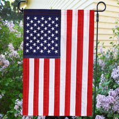 Anley American US Garden Flag USA Patriotic Yard Flags Embroidered 18×12.5 in