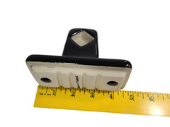 Black Ceramic Towel Bar Rod Rack Post Holder Brackets Tile In Mid Century Modern