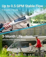 AQUA CREST RV Filter, RV Inline Hose Water Filter,Garden and Camper Water Filter