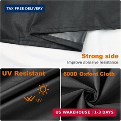 Grill Cover for Weber Summit 600 Series, Grill Cover 74.8 Inch Water-Resistant