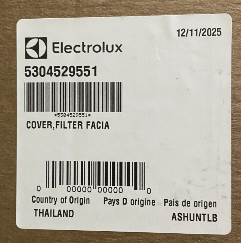 New OEM Refrigeration Appliance Cover 5304529551 SAME DAY SHIPPING