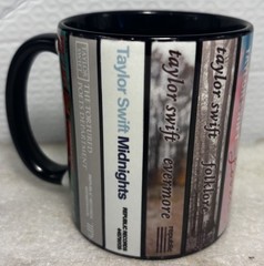 Taylor Swift Coffee Mug 11 Oz Albums Cassettes