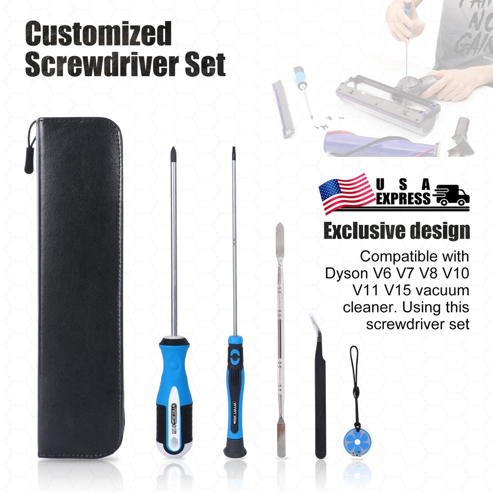 Customized Screwdriver Set for Dyson V6 V7 V8 V10 V11 V12 V15 Vacuum Cleaner