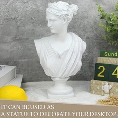12.5in Greek Statue of Diana, Classic Roman Bust Greek Mythology Sculpture fo…