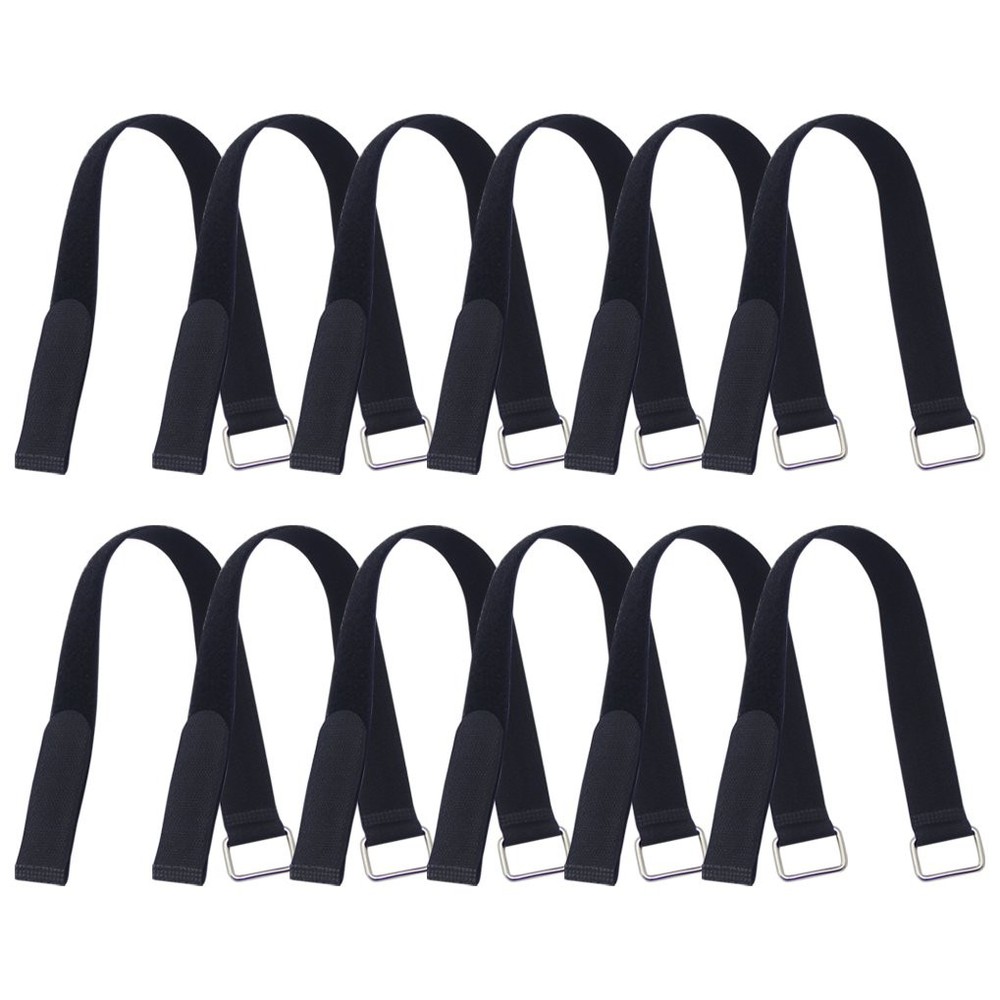 VIGAER 18 inch Extend Cable Strap and Adjustable Securing 1 x 18 in, Black