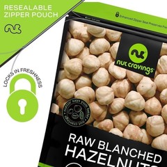 Raw Blanched Hazelnuts Filberts, No Shell, Nut Food Snack, All Natural, Kosher