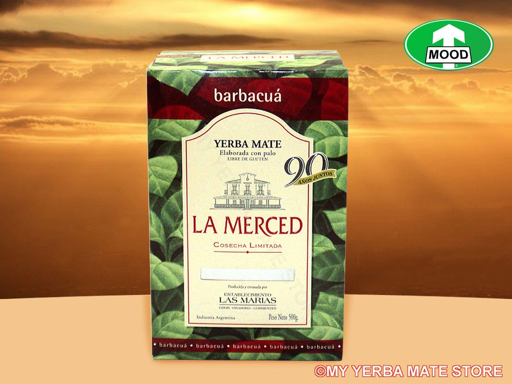 La Merced – Yerba Mate – Barbacua – 1/2 Kilo – 1.1 Pounds – Free Shipping