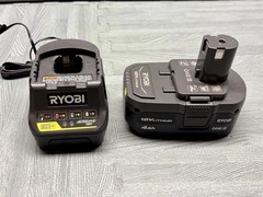 RYOBI 18V Battery 4AH & Charger NEW ONE+ Lithium Battery For Ryobi Tools