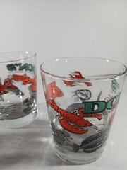 Lot of 3 Don’s Seafood & Steakhouse Restaurant Rocks Low Ball Drinking Glasses
