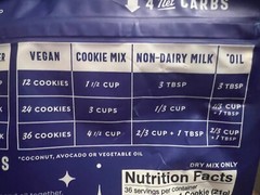 Sugar Free KETO BROWNIE & CHOCOLATE CHIP COOKIE MIX Huge 27oz bag +19.4 oz 2026