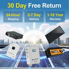 ECO-WORTHY 14kWh 48V 280AH LiFePO4 Battery Vertical Standing Solar Backup UPS