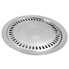 Saim Korean BBQ Grill Pan,Stainless Steel Non-Stick Roasting Smokeless Barbec…