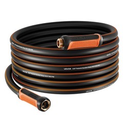 VEVOR Garden Hose 50ft 5/8″ Rubber Water Hose 3/4″ Fitting Heavy Duty & Non-kink