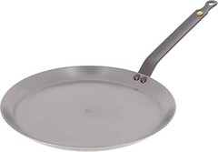 MINERAL B Carbon Steel Crepe & Tortilla Pan – 12” Diameter, 10” Cooking Surfa…