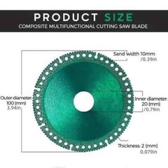 6PCS 100mm Indestructible Disc for Grinder Indestructible Disc Cut Everything
