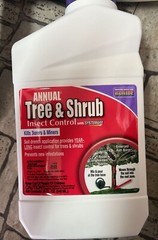 Bonide Annual Tree & Shrub Insect Control with Systemaxx, (32 oz Concentrate)