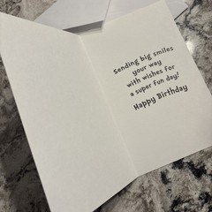 Happy 4th Birthday 4 Years Old Super Fun Day 5”x7.75” Stockwell Greeting Card
