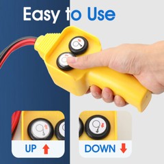 1x Universal Wired Winch Control Handle 12V/24V Wired Winch Switch 3.93ft Wired