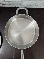 Williams Sonoma Open Kitchen 3 Qt Stainless Steel Sauté Pan w Lid 1220T