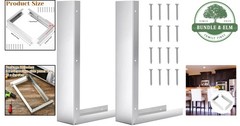 Stainless Steel Microwave Trim Kit 15.75×11 in for Built-in Microwave Side Pa…