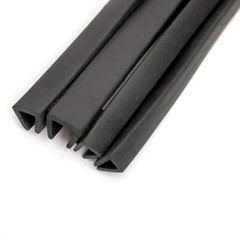 Rubber U Channel Edging Trim Seal Strip Profile Edge Protector Slot 0.5mm-60mm