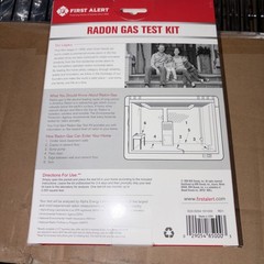 First Alert RD1 Radon Gas Test Kit for Home
