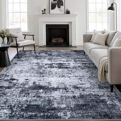 Elegant 5×7 Contemporary Rug – Machine Washable, Pet Friendly, Stain Resistant