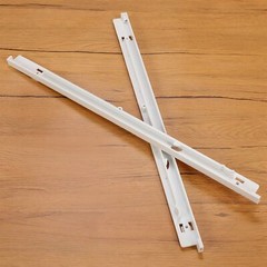 Left+Right Pan Hanger Slide Rail For Refrigerator Frigidaire 240530601 240530701