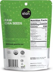 Elan Organic Chia Seeds, Non-GMO, Vegan, Gluten-Free , 8.8 oz