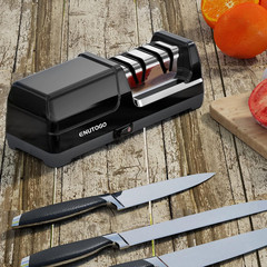 Knife Sharpener, Professional 2-Stages Eleltric Knife Sharpeners with Diamond Ab