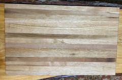 WHITE WALNUT BUTTERNUT EDGE Grain Cutting Board 1.00 x 12.25 X 19.75 In BY ME