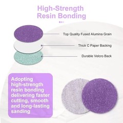 Hook Loop Sanding Discs 60-10000 Grit for Drill Wet Dry Sandpaper Pad 3 inch