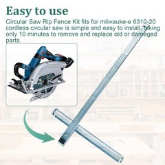 49-22-1001 Circular Saw Rip Fence Kit for Milwauke-6391-21 & 6310-20 Circular…