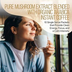 DECAF La Republica Mushroom Coffee (Instant w Full-Fruiting Bodies Lion’s Mane)
