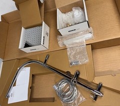 KOHLER Westin 45207-MG-CP Shower Rail with Rain & Hand Shower Chrome Finish