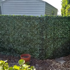 39in 58in Artificial Hedge Faux Ivy Leaves Privacy Fence Screen Panel Wall Decor