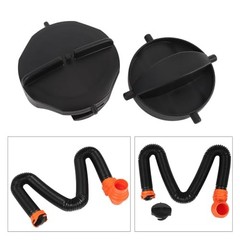 RV Sewer Hose Cap, Leakproof Double Ear Anti-Aging Plastic Waste Tank Seal for