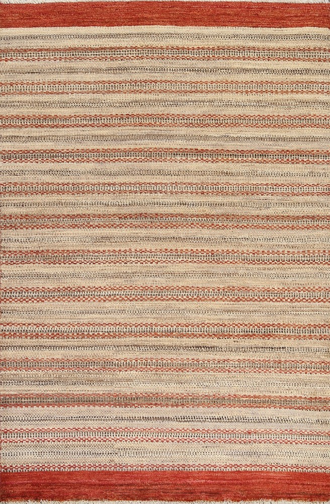 Modern Area Rug 4×6 Hand-knotted Wool Pakistani Oriental Carpet for Any Room