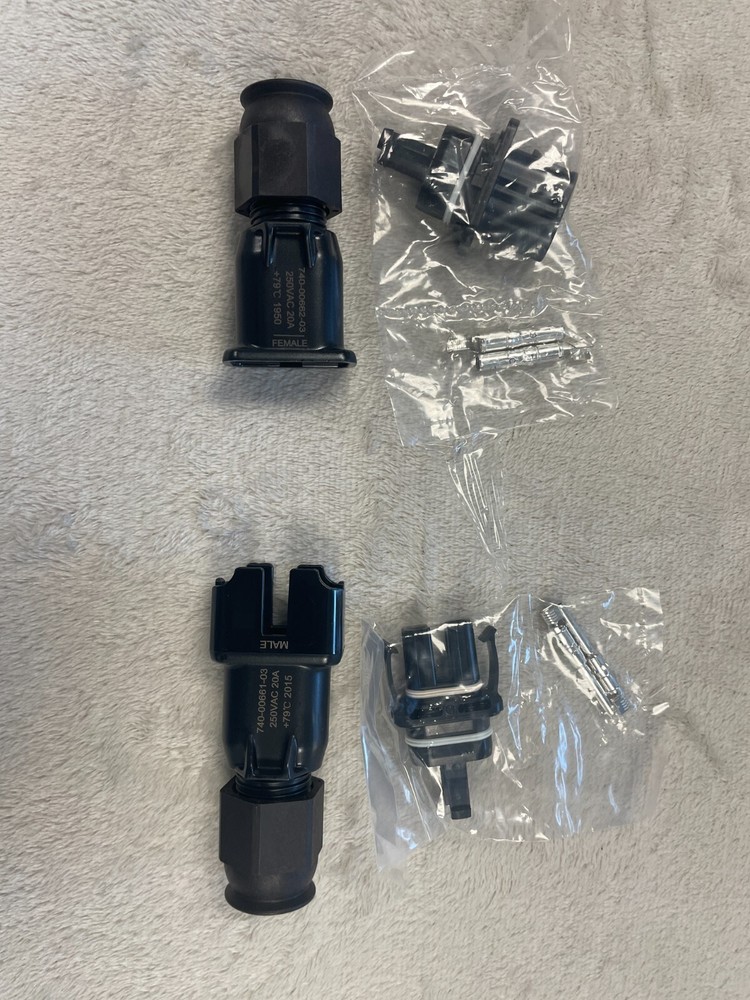 ENPHASE IQ INVERTER CABLE SPLICE KIT-BOTH (1)QTY Q-CONN-10M & (1)QTY Q-CONN-10F