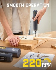 Fanttik S1 Pro Electric Screwdriver, Power Screwdriver with16 S2 Steel Bits, 3 T