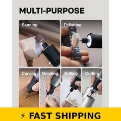 HOTO 35-in-1 Cordless Rotary Tool Kit – 25000RPM 5-Speed