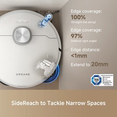 DREAME L40 Ultra Robot Vacuum Self Emptying, 11,000Pa Mop Combo Auto Cleaning